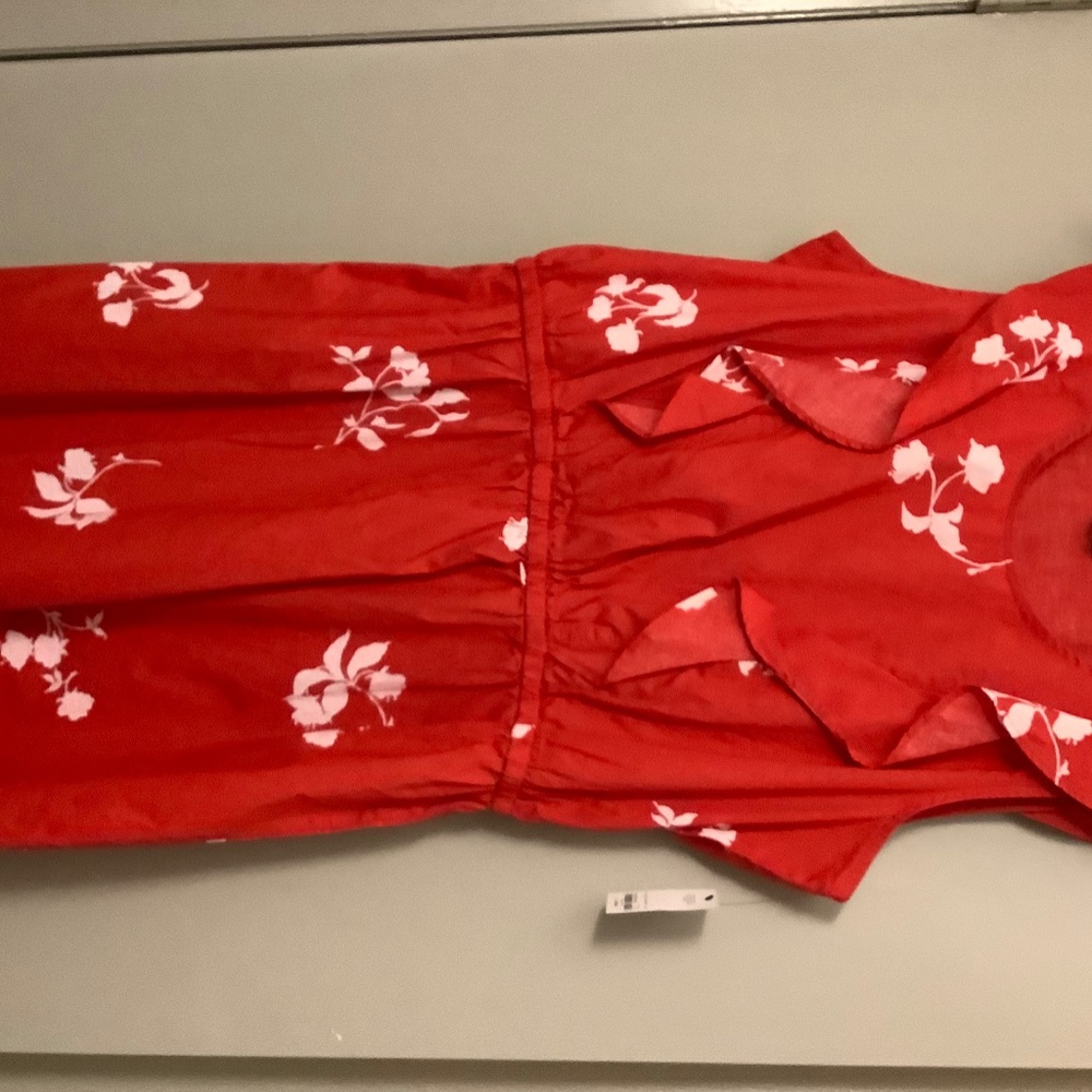 Red Summer Dress - Picture 2 of 4